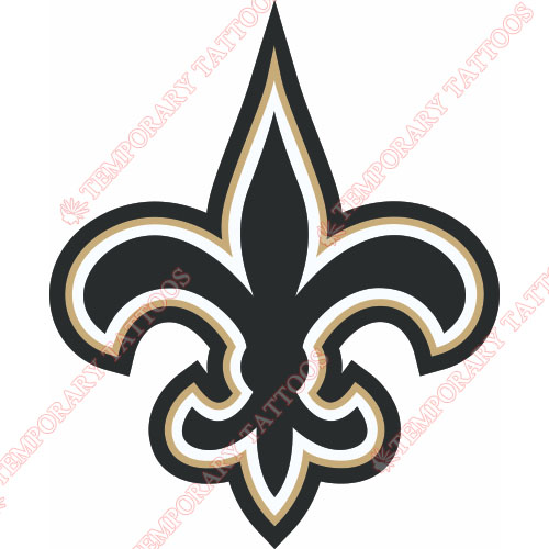 New Orleans Saints Customize Temporary Tattoos Stickers NO.616
